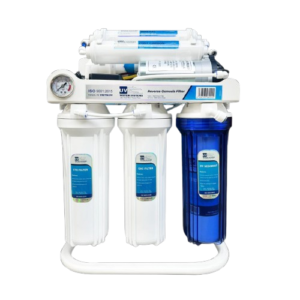 6-Stage Under Sink RO System with mineral cartridge and steel stand