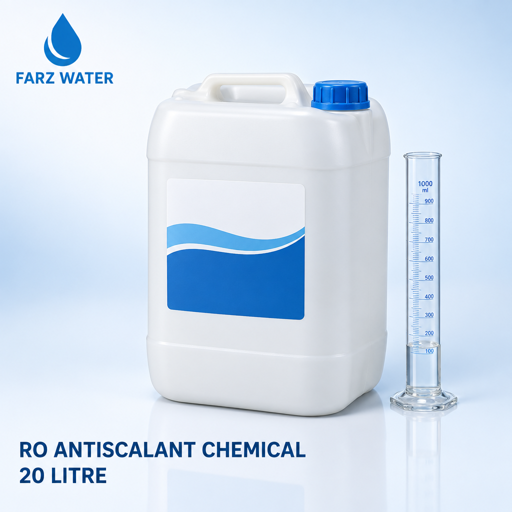 Antiscalant chemical Oman - 20 litre RO scale inhibitor drum from FARZ Water