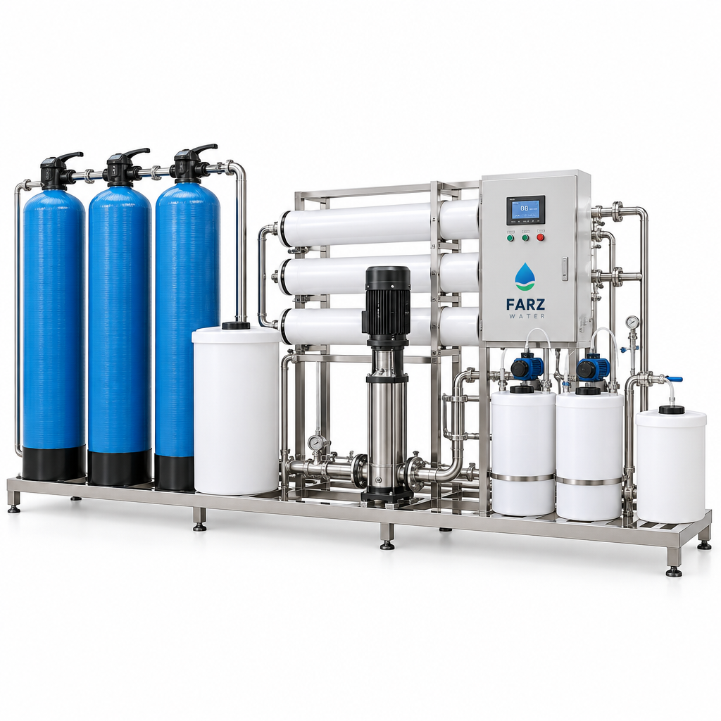 Brackish Water RO Plant for borehole water treatment from FARZ Water Oman
