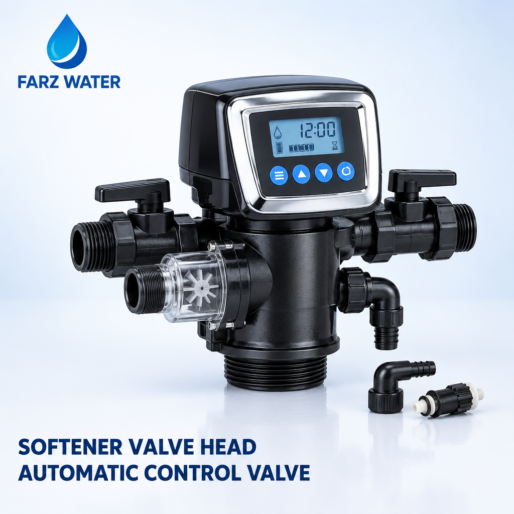 Softener valve head Oman - automatic control valve from FARZ Water