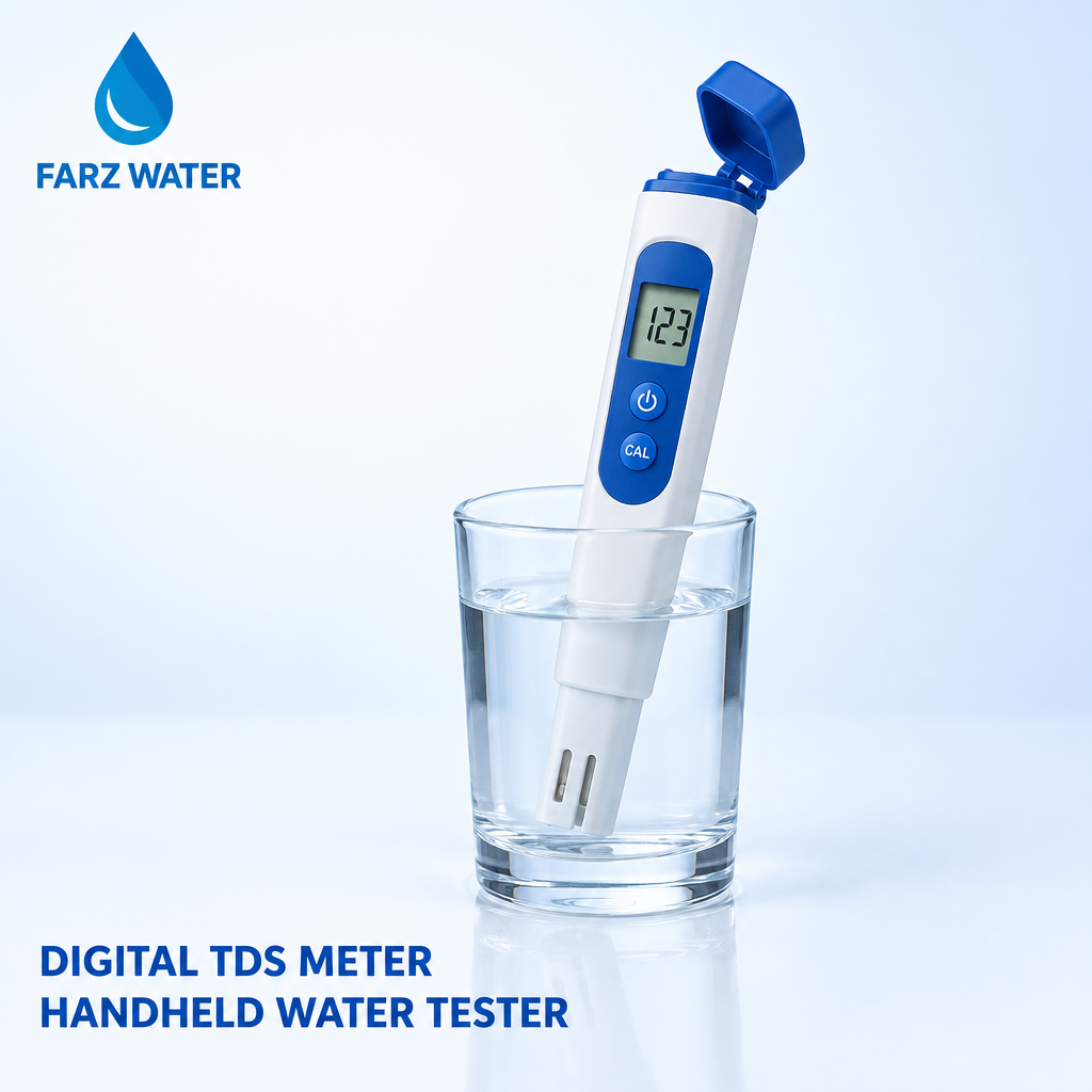 TDS meter Oman - handheld digital water tester from FARZ Water