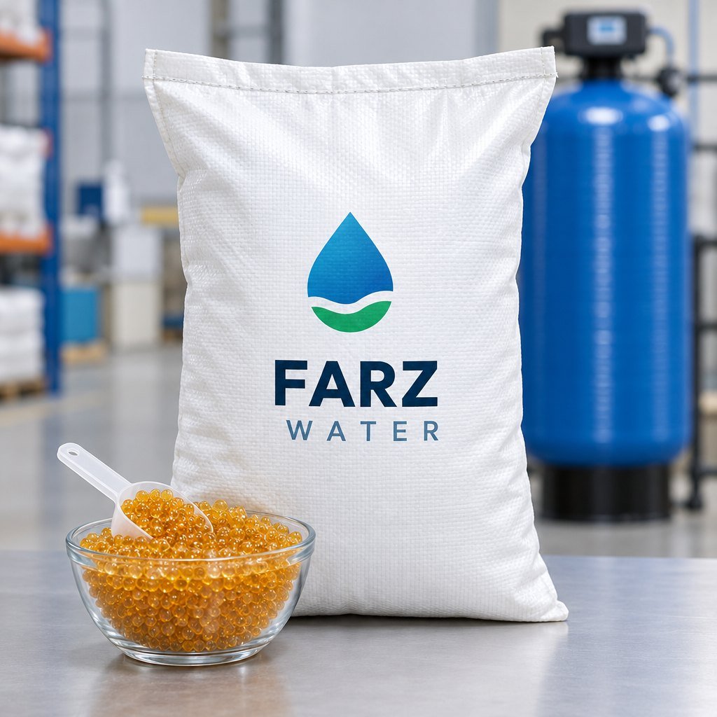 Cation Resin 25 Litre bag with amber resin beads – Farz Water Oman