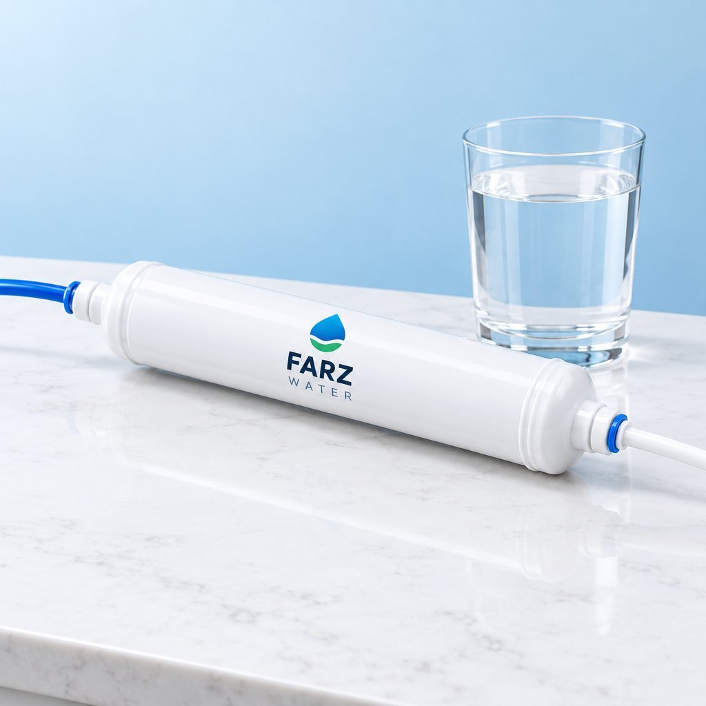 Inline Post Carbon Filter T33 with RO tubing – Farz Water Oman