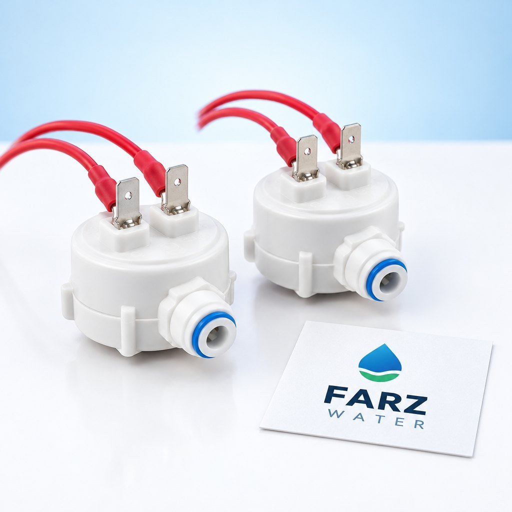 Low Pressure Switch RO with push-fit port and wires – Farz Water Oman