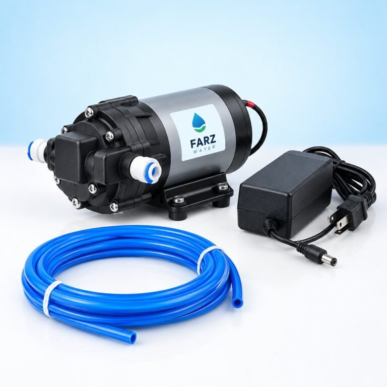 RO Booster Pump 100 GPD with transformer for home RO systems – Farz Water Oman