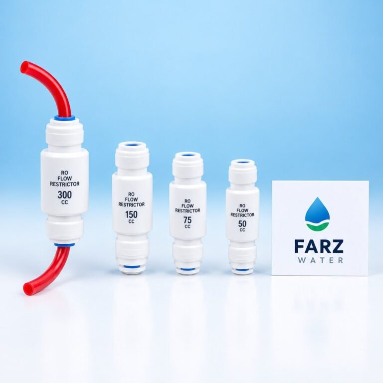 RO Flow Restrictor inline drain restrictors in different sizes – Farz Water Oman