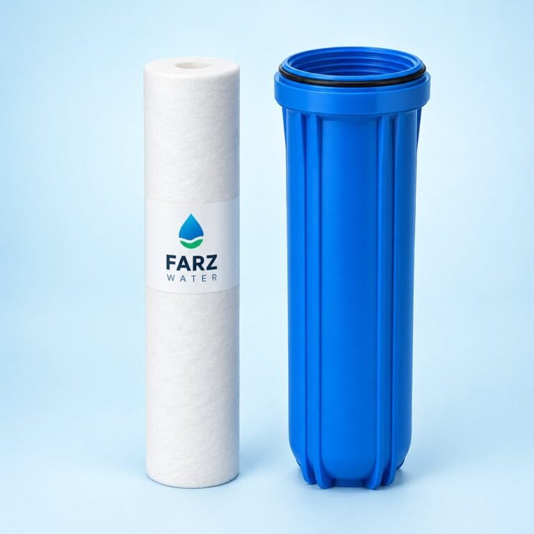 Sediment Filter Cartridge 20 inch jumbo with big blue housing – Farz Water Oman