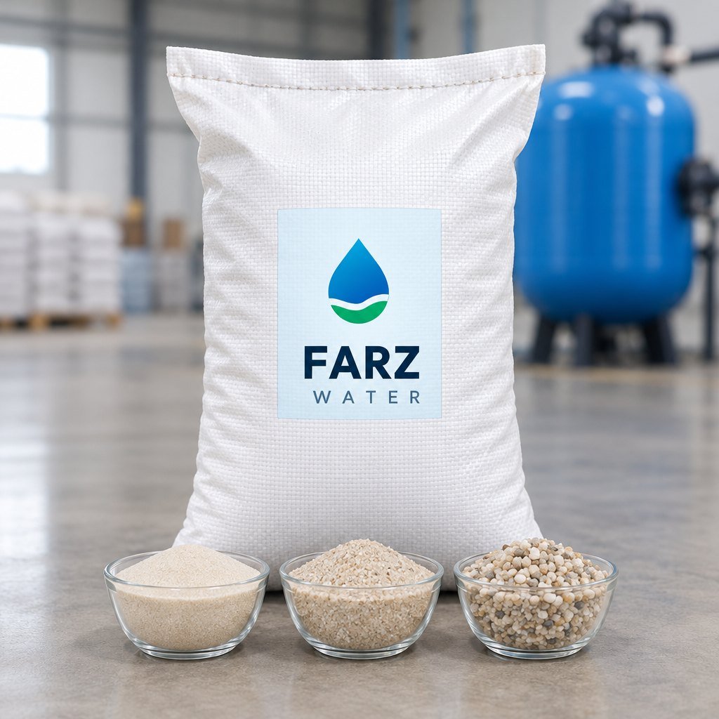 Silica Sand Filter Media 25 kg bag with graded quartz sand – Farz Water Oman